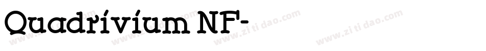 Quadrivium NF字体转换